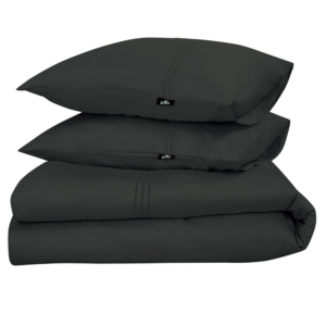 Dekbedovertrek King - 140x200/220 - antraciet