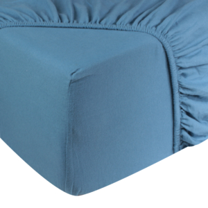 Hoeslaken Flanel - 90x200 - petrol