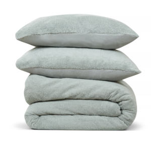 Dekbedovertrek Teddy Fleece - 100% zacht materiaal - 240x220 - jade