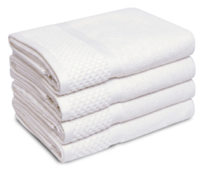 Handdoek Soft Popcorn – 4 stuks – 70×140 – wit